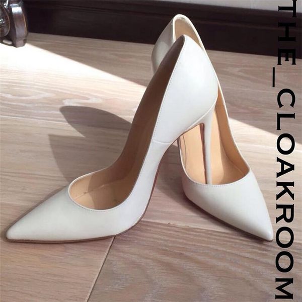 fashion women white lambskin leather point toe wedding shoes high heels thin heeled shoes pumps genuine leather 120mm big size, Black
fashion women white lambskin leather point toe wedding shoes high heels thin heeled shoes pumps genuine leather 120mm big size, Black