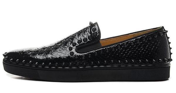 new wholesale designer men red bottom sneakers,fashion red matter leather with spikes flat loafers skateboarding sports d09, Black
new wholesale designer men red bottom sneakers,fashion red matter leather with spikes flat loafers skateboarding sports d09, Black