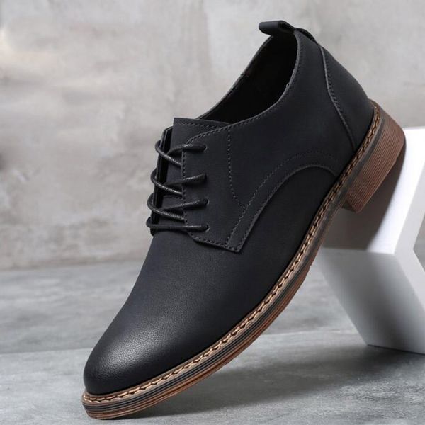 brand men flats fashion dress leather casual work shoes breathable men's oxford formal shoes a52-33, Black
brand men flats fashion dress leather casual work shoes breathable men's oxford formal shoes a52-33, Black