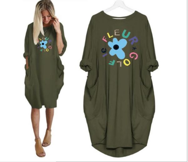 womens irregular letter printed dresses cartoon flowers oversize maxi dresses fashion causal crew neck autumn spring clothing, White
womens irregular letter printed dresses cartoon flowers oversize maxi dresses fashion causal crew neck autumn spring clothing, White