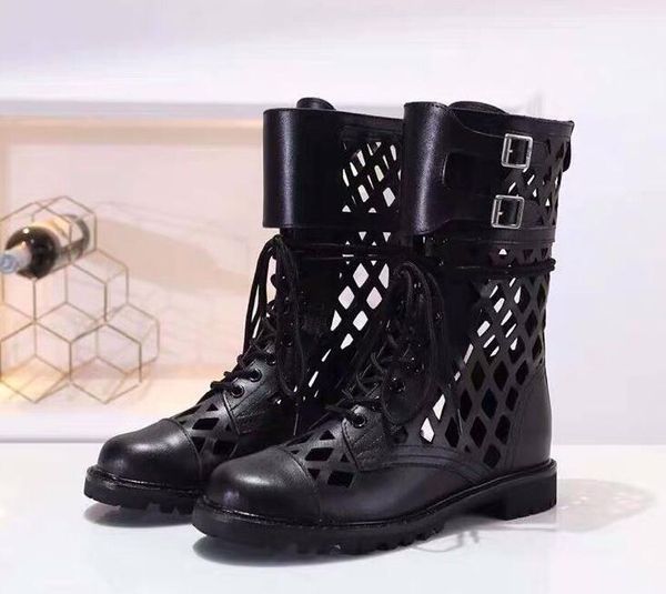 new arrival womens mesh hollowed-out motorcycle knight winter martin genuine leather wearproof lace up square heel booties sz35-41, Black
new arrival womens mesh hollowed-out motorcycle knight winter martin genuine leather wearproof lace up square heel booties sz35-41, Black