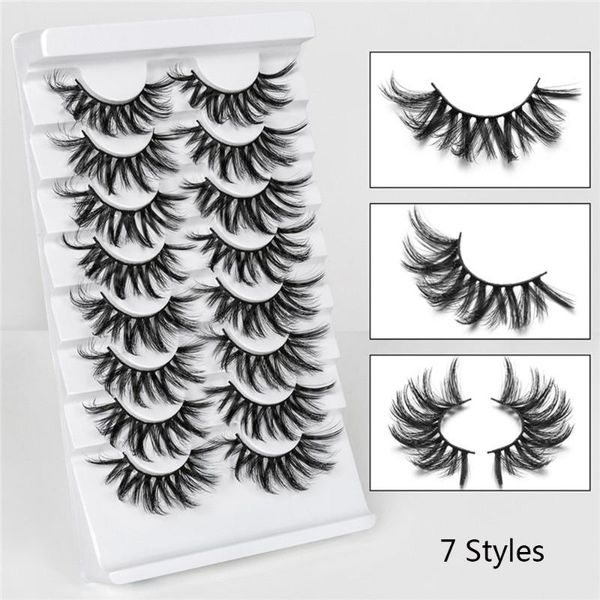8pairs 3d mink hair wispies fluffy false eyelashes full volume thick long eye lash extension multilayered effect eye makeup tool
8pairs 3d mink hair wispies fluffy false eyelashes full volume thick long eye lash extension multilayered effect eye makeup tool