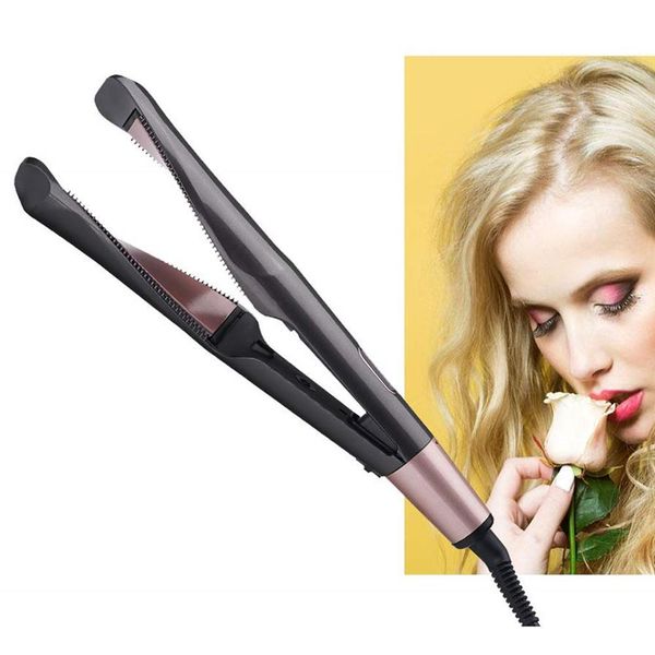 portable 2in1 hair straightener hair curler with comb teeth port fast heating hair straightening curling flat iron styling tool
portable 2in1 hair straightener hair curler with comb teeth port fast heating hair straightening curling flat iron styling tool