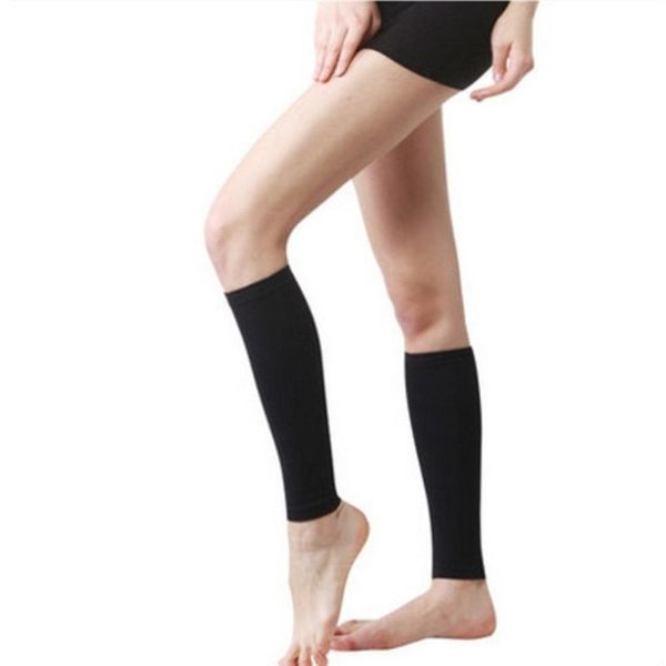 1pair calf compression socks stretch legs sleeve support open toe knee stockings solid color for cycling, Black
1pair calf compression socks stretch legs sleeve support open toe knee stockings solid color for cycling, Black