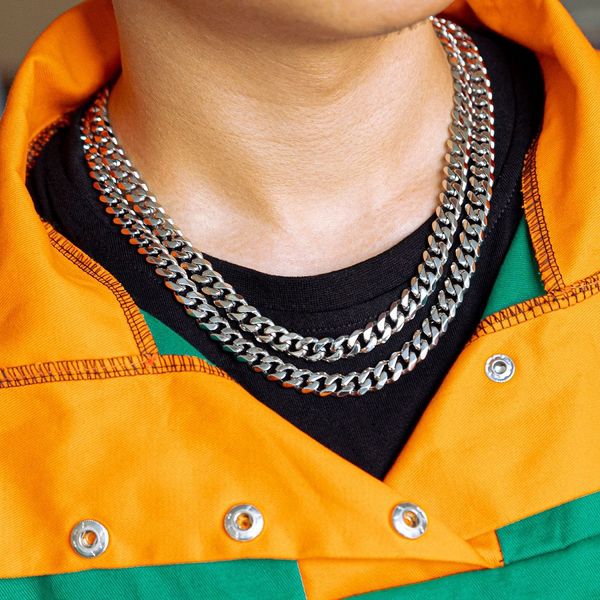 модные мужские кубинский link chain ожерелья iced out hip hop ювелирные 19inch 21inch мода из нержавеющей стали silver майами кубинские цепи
модные мужские кубинский link chain ожерелья iced out hip hop ювелирные 19inch 21inch мода из нержавеющей стали silver майами кубинские цепи