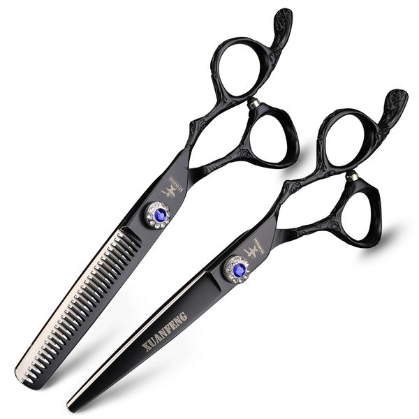 professional hairdressing scissors japanese design 6 inch hairdresser scissors black and white hairdresser hair clippers set
professional hairdressing scissors japanese design 6 inch hairdresser scissors black and white hairdresser hair clippers set