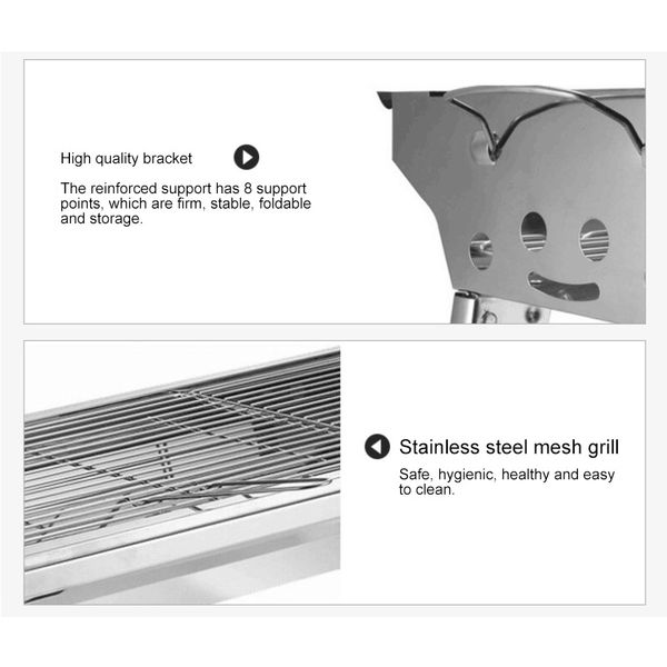 outdoor stainless steel charcoal grill barbecue tool portable installation handle folding bbq cooking grid for home h3
outdoor stainless steel charcoal grill barbecue tool portable installation handle folding bbq cooking grid for home h3