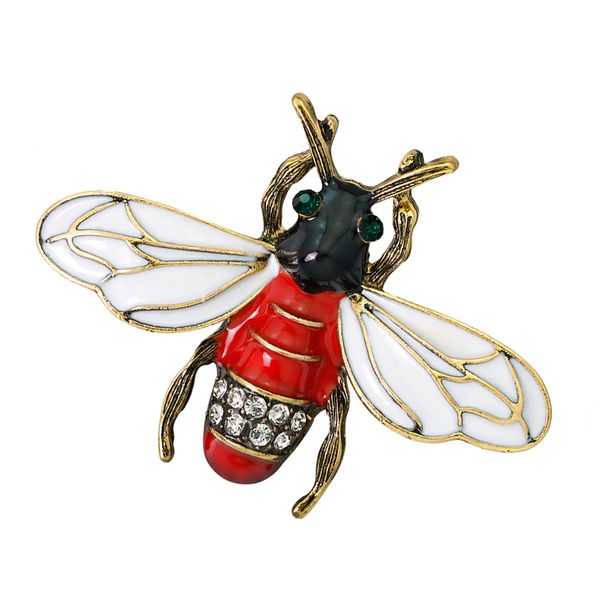 red enamel rhinestone insect brooch pin women jewelry sweater shawl scarf, Gray
red enamel rhinestone insect brooch pin women jewelry sweater shawl scarf, Gray