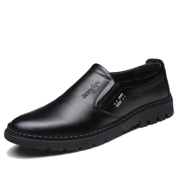 handmade genuine leather men shoes, sping autumn business fashion men casual shoes brand lazy set of feet shoes, Black
handmade genuine leather men shoes, sping autumn business fashion men casual shoes brand lazy set of feet shoes, Black