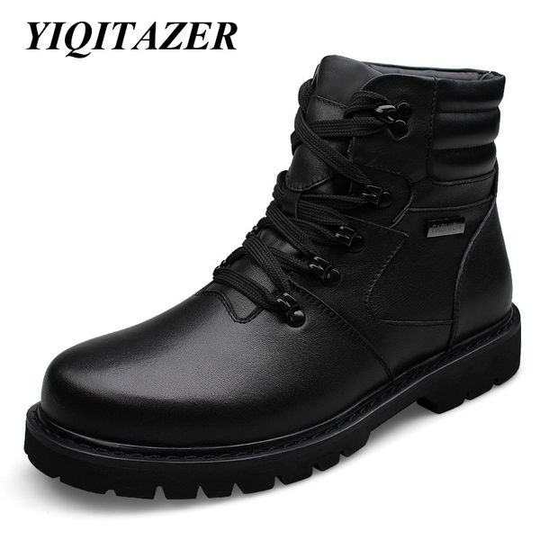 yiqitazer 2018 cow muscle soles genuine leather shoes man boots,winter mans ankle amry boots snow shoes plus size 48, Black
yiqitazer 2018 cow muscle soles genuine leather shoes man boots,winter mans ankle amry boots snow shoes plus size 48, Black