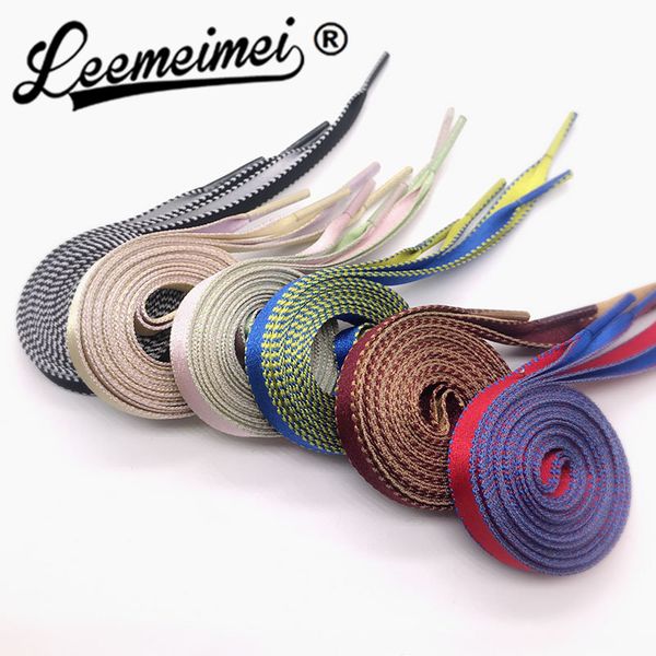 120cm/47inch bi-color silk flat shoelaces shoe laces for sneaker sport shoes 1cm wide, Black
120cm/47inch bi-color silk flat shoelaces shoe laces for sneaker sport shoes 1cm wide, Black