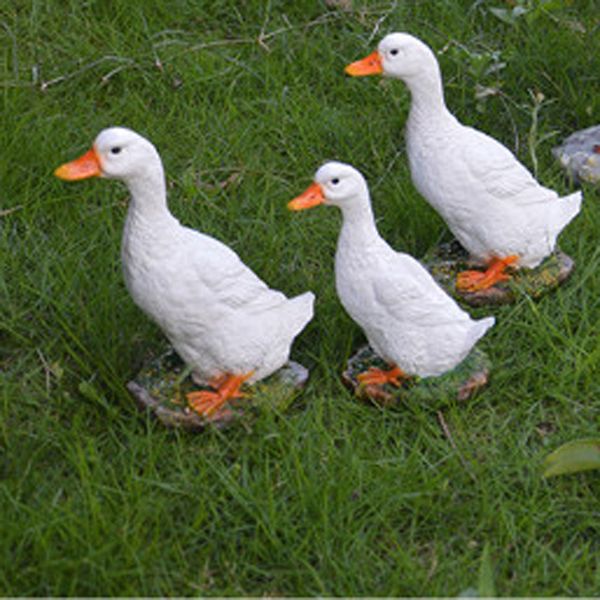2pcs garden gift farm resin animal ornament pond water standing duck white 
2pcs garden gift farm resin animal ornament pond water standing duck white