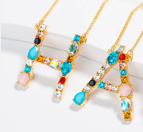 gold color initial multicolor cz necklace personalized letter necklace name jewelry for women accessories girlfriend gift, Silver
gold color initial multicolor cz necklace personalized letter necklace name jewelry for women accessories girlfriend gift, Silver