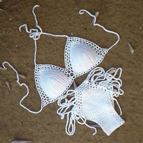 boho clothing handmade crochet bikini two-piece swimming suit beach tankini biquinis de croche bathing suits 001, White;black
boho clothing handmade crochet bikini two-piece swimming suit beach tankini biquinis de croche bathing suits 001, White;black