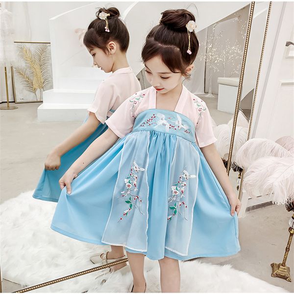 110-160cm hanfu 2019 news children chinese style kids ancient costume cosplay fairy girl folk dress vintage party dance new year, Black;red
110-160cm hanfu 2019 news children chinese style kids ancient costume cosplay fairy girl folk dress vintage party dance new year, Black;red