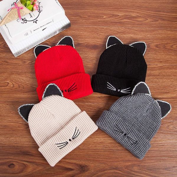 korean women girls cute cats whisker embroidery cuffed hat rhinestone 3d ears solid color winter ribbed knitted beanie cap m2eb, Blue;gray
korean women girls cute cats whisker embroidery cuffed hat rhinestone 3d ears solid color winter ribbed knitted beanie cap m2eb, Blue;gray