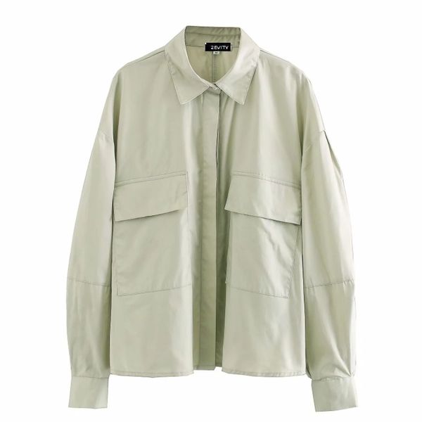 new women solid color pockets patch casual shirt office lady lanter sleeve work clothes blouse roupas chic chemise ls6351, White
new women solid color pockets patch casual shirt office lady lanter sleeve work clothes blouse roupas chic chemise ls6351, White