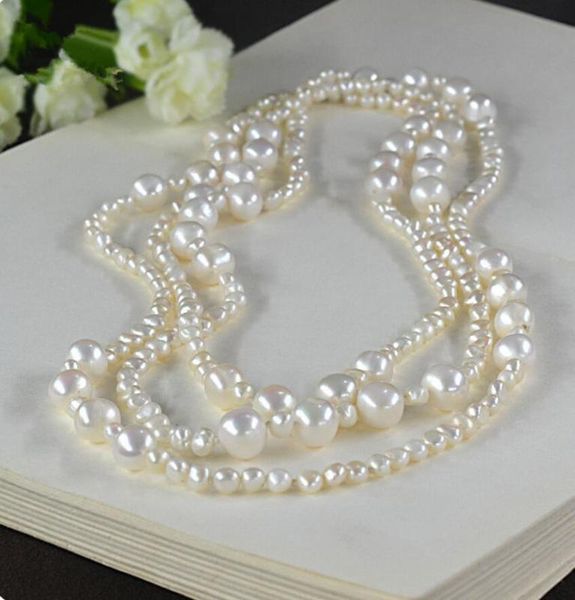 other jewelry 3 style sell natural white pink purple 3-4 mm 9-10 freshwater pearl sweater chain necklace 160 c, Silver
other jewelry 3 style sell natural white pink purple 3-4 mm 9-10 freshwater pearl sweater chain necklace 160 c, Silver