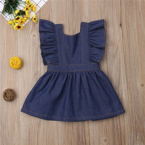 chamsgend toddler baby kids girls cotton blend solid sleeve ruched denim princess dresses fashion clothes 19mar6 p35, Red;yellow
chamsgend toddler baby kids girls cotton blend solid sleeve ruched denim princess dresses fashion clothes 19mar6 p35, Red;yellow