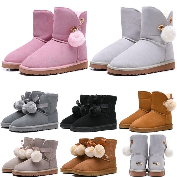 new arrival classic fashion snow boots australia women boots tall bailey bowknot girl winter desinger keep warm des chaussures size 36-41, Black
new arrival classic fashion snow boots australia women boots tall bailey bowknot girl winter desinger keep warm des chaussures size 36-41, Black