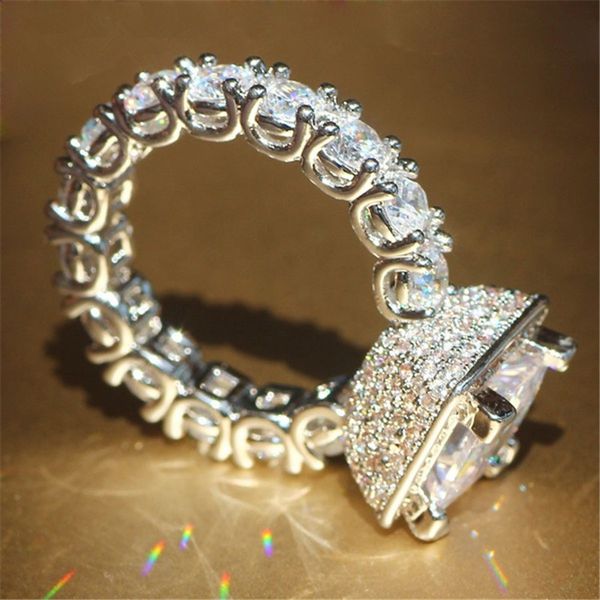 luxury promise ring 925 silver micro pave cz engagement wedding band zircon rings for women bridal statement jewelry anillo gift, Slivery;golden
luxury promise ring 925 silver micro pave cz engagement wedding band zircon rings for women bridal statement jewelry anillo gift, Slivery;golden