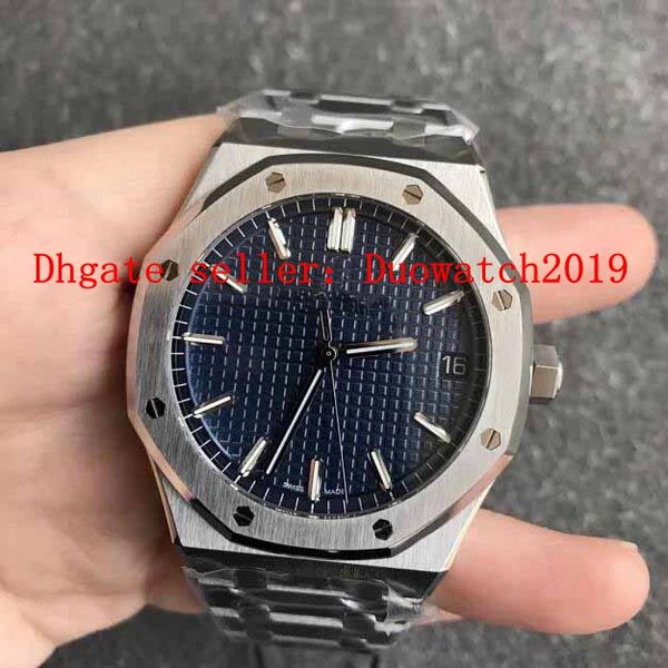 41mm mens zf factory eta cal.3120 date men royal blue dial 15500st eta cal.4302 automatic 904l swiss royal wristwatches, Slivery;brown
41mm mens zf factory eta cal.3120 date men royal blue dial 15500st eta cal.4302 automatic 904l swiss royal wristwatches, Slivery;brown