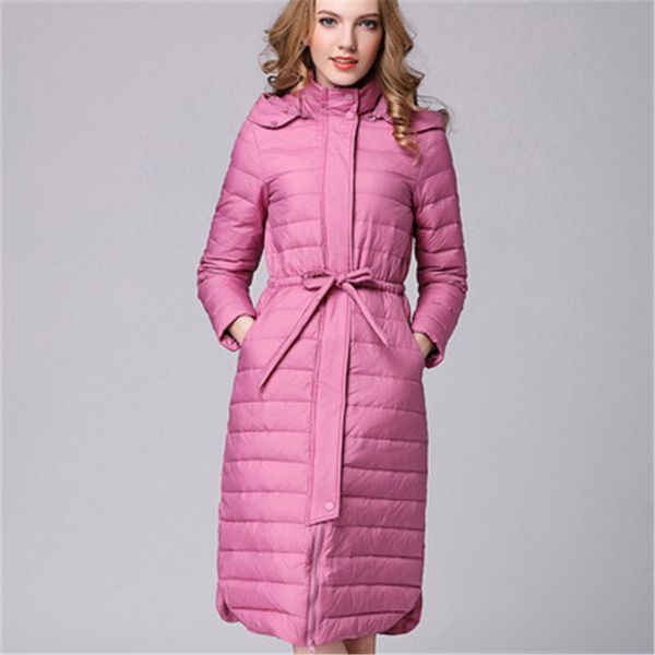new winter women plus size long down coat light down jacket lady slim white duck jacket hooded coats female clothings 773, Black
new winter women plus size long down coat light down jacket lady slim white duck jacket hooded coats female clothings 773, Black