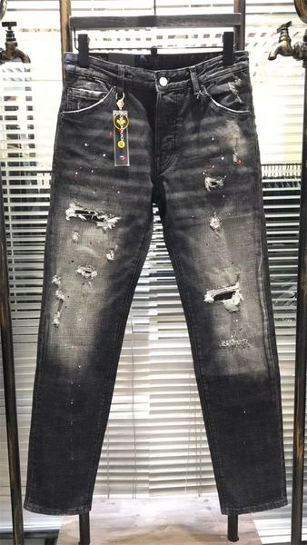 new arrivals men jeans fashion designers design distressed ripped jeans motorcycle hip hop paint hole jeans trouser size 28-38, Blue
new arrivals men jeans fashion designers design distressed ripped jeans motorcycle hip hop paint hole jeans trouser size 28-38, Blue