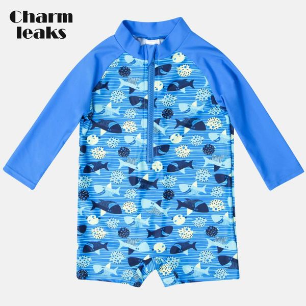 charmleaks one-piece baby boy's zipper swimwear fish printed rashguard swimsuit child long sleeve rash guard upf 50+ beach wear
charmleaks one-piece baby boy's zipper swimwear fish printed rashguard swimsuit child long sleeve rash guard upf 50+ beach wear