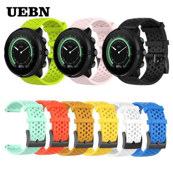 uebn 24mm athletic silicone strap for suunto spartan sport suunto spartan sport wrist hr/baro band for 9 d5 watchbands, Black;brown
uebn 24mm athletic silicone strap for suunto spartan sport suunto spartan sport wrist hr/baro band for 9 d5 watchbands, Black;brown