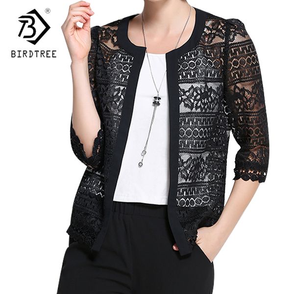 plus size 5xl new spring summer 3/4 sleeve jacket women thin lace hollow out coat white black casual jackets c7d206a, Black;brown
plus size 5xl new spring summer 3/4 sleeve jacket women thin lace hollow out coat white black casual jackets c7d206a, Black;brown