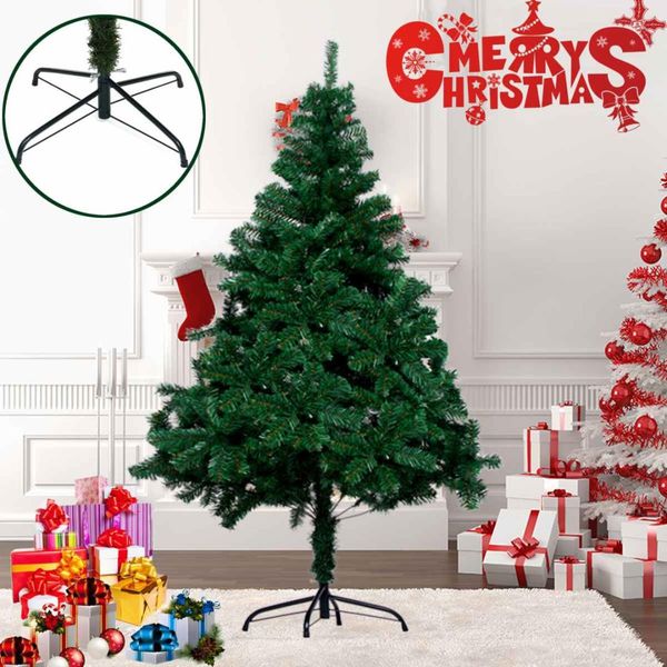 230*130cm 7.5ft hinged artificial christmas pine tree holiday decoration solid metal stand 1350/1020/2100 tips
230*130cm 7.5ft hinged artificial christmas pine tree holiday decoration solid metal stand 1350/1020/2100 tips