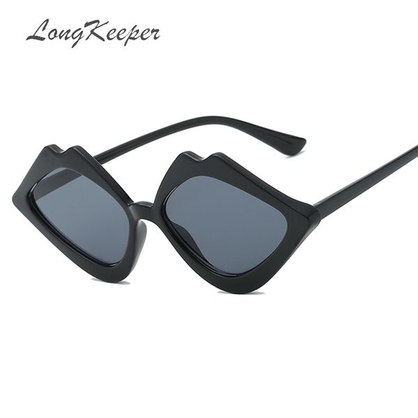 women lip shaped sunglasses ladies steampunk heart shape sun glasses gradient color lens cat eye eyewear uv400, White;black
women lip shaped sunglasses ladies steampunk heart shape sun glasses gradient color lens cat eye eyewear uv400, White;black