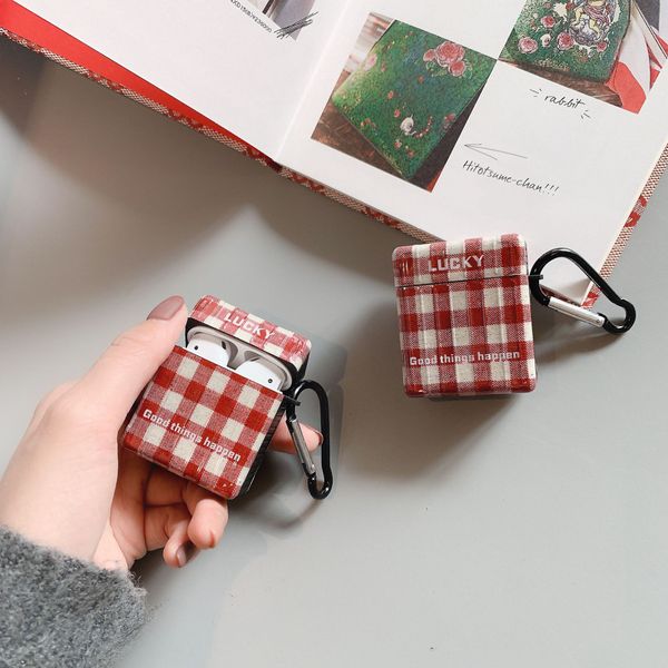 Stylish Airpods 1 / 2case with letter lattice print pattern Airpods case earphone shell silicone tpu protective sleeve-1
Stylish Airpods 1 / 2case with letter lattice print pattern Airpods case earphone shell silicone tpu protective sleeve-1