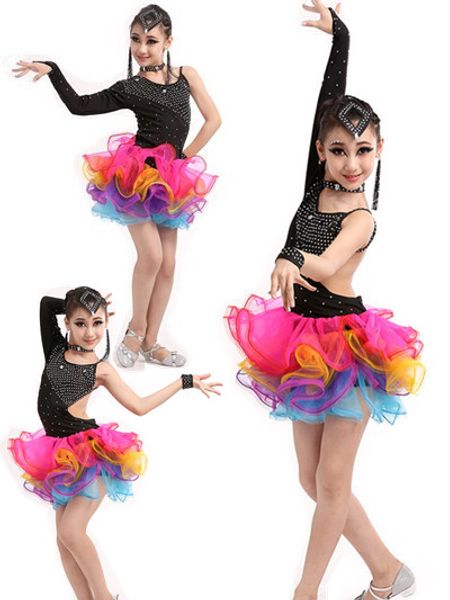 2017 ballroom dance wear for girls kids latin competition child dress sequins skirts and dresses for tango rumba salsa dancewear, Black;red
2017 ballroom dance wear for girls kids latin competition child dress sequins skirts and dresses for tango rumba salsa dancewear, Black;red