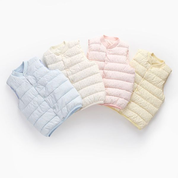 girls boys kids vests children's down cotton warm vest baby sweet polka dot waistcoat kids sleeveless outerwear, Blue
girls boys kids vests children's down cotton warm vest baby sweet polka dot waistcoat kids sleeveless outerwear, Blue