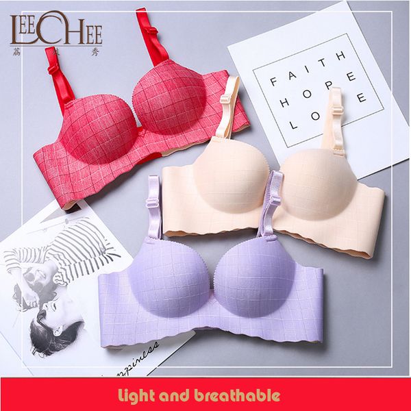 leechee xbl5599 woman one piece seamless bra without rims lady contracted plaid comfortable girl-like bra, Red;black
leechee xbl5599 woman one piece seamless bra without rims lady contracted plaid comfortable girl-like bra, Red;black