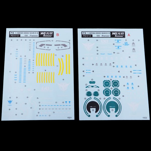 decal water paste for gundam pg 1/60 00raiser model replacement
decal water paste for gundam pg 1/60 00raiser model replacement