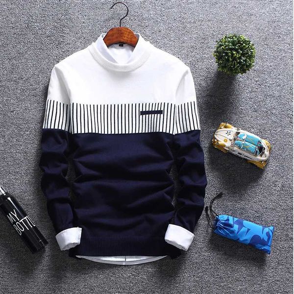 men's sweaters arrival 2021 knitted sweater for men korean clothes casual o-neck full sleeve pullovers striped ropa pull homme, White;black
men's sweaters arrival 2021 knitted sweater for men korean clothes casual o-neck full sleeve pullovers striped ropa pull homme, White;black