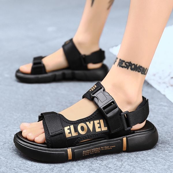 2020 new summer shoes men sandals breathable beach soft comfortable fashion non-slip breathable outdoor casual walking shoes, Black
2020 new summer shoes men sandals breathable beach soft comfortable fashion non-slip breathable outdoor casual walking shoes, Black
