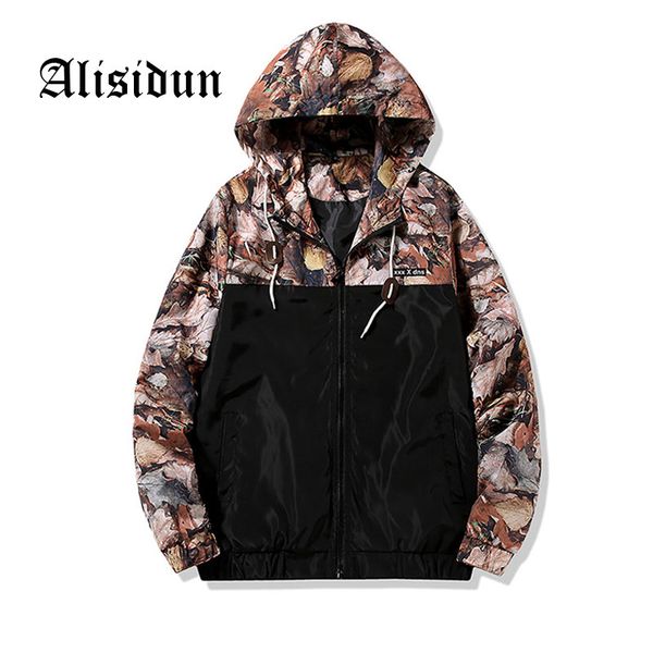 appearway thin jacket hooded men hip hop style leaves pattern mens jackets tactical camouflage drop shipping windproof coat ly1, Black;brown
appearway thin jacket hooded men hip hop style leaves pattern mens jackets tactical camouflage drop shipping windproof coat ly1, Black;brown