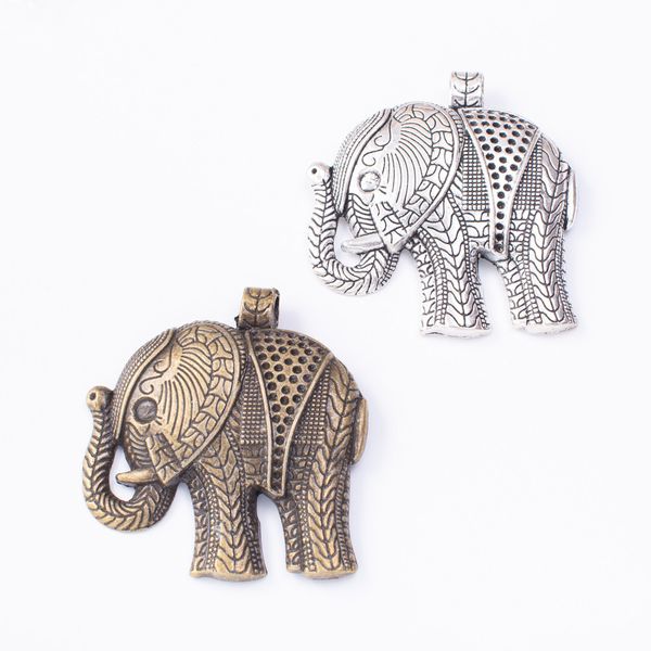 10pcs 60*55mm vintage silver antique bronze animal elephant charms pendants for bracelet necklace earring diy jewelry making, Bronze;silver
10pcs 60*55mm vintage silver antique bronze animal elephant charms pendants for bracelet necklace earring diy jewelry making, Bronze;silver