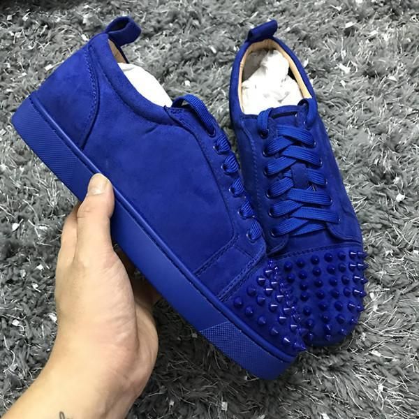 new low cut suede spiked toe casual flats red bottom luxury shoes for men and women party designer sneakers famous d05, Black
new low cut suede spiked toe casual flats red bottom luxury shoes for men and women party designer sneakers famous d05, Black