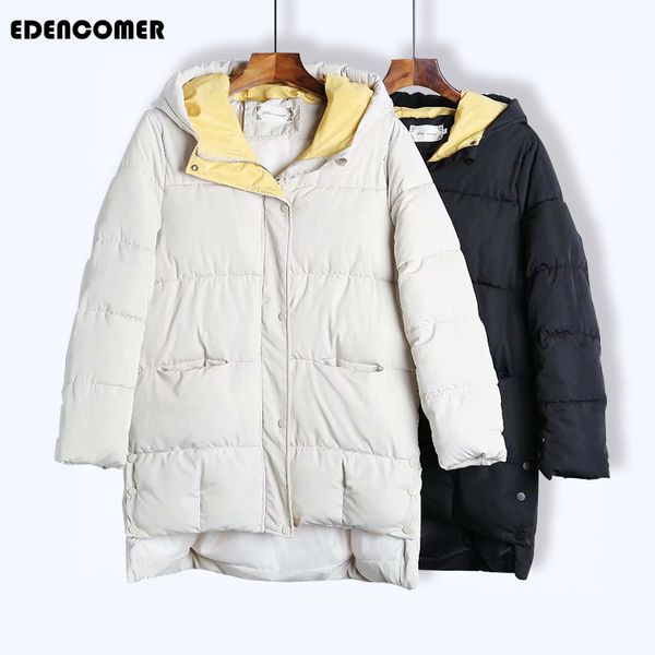 large women's loose and thin hooded medium and long bread cotton padded clothes 2019 casual cotton padded coats in winter, Black
large women's loose and thin hooded medium and long bread cotton padded clothes 2019 casual cotton padded coats in winter, Black