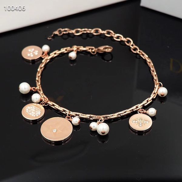 2020 luxury designer jewelry women bangles white pearl bracelet silver rose gold pendant bracelet fashion bangle charm bracelets wholesale, Black
2020 luxury designer jewelry women bangles white pearl bracelet silver rose gold pendant bracelet fashion bangle charm bracelets wholesale, Black