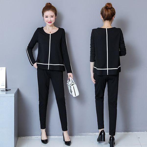 plus size 5xl pure colour tracksuit women conjunto feminino brief wild two piece set and pants chic year-old female costume, Gray
plus size 5xl pure colour tracksuit women conjunto feminino brief wild two piece set and pants chic year-old female costume, Gray