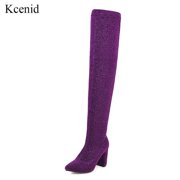 kcenid female fashion overknee boots women plus size 34-48 autumn winter shoes women slip on chunky heel elastic sock boots, Black
kcenid female fashion overknee boots women plus size 34-48 autumn winter shoes women slip on chunky heel elastic sock boots, Black