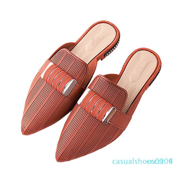 new fashion summer slippers slides shoes metal mules shoes pointed toe slippers lady flats pointed toe women black c06
new fashion summer slippers slides shoes metal mules shoes pointed toe slippers lady flats pointed toe women black c06