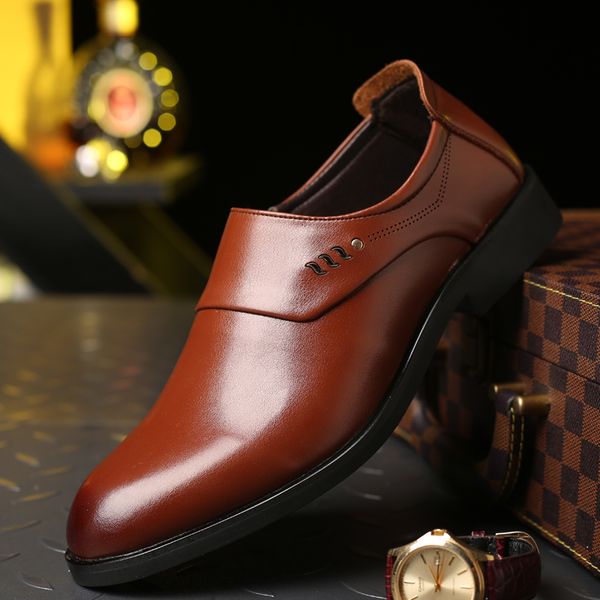 men dress shoes pu leather wedding shoes business formal pointed toe for men waterproof office fashion oxford, Black
men dress shoes pu leather wedding shoes business formal pointed toe for men waterproof office fashion oxford, Black