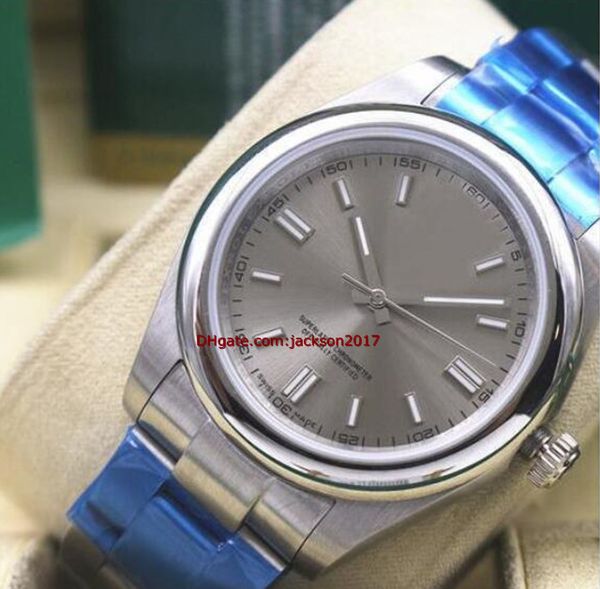 christmas gift 5 styles 02 unused 40mm steel bracelet perpetual watch model 116000 index dial automatic mechanical men watches, Slivery;brown
christmas gift 5 styles 02 unused 40mm steel bracelet perpetual watch model 116000 index dial automatic mechanical men watches, Slivery;brown
